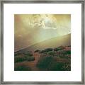 Mountain Glory In Gold Framed Print