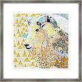 Mountain Goat Collage Framed Print