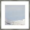 Mountain Hare On Hillside Framed Print