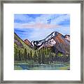 Mountain Lake. Framed Print