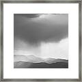 Mountain Rain Framed Print