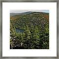Mountain View, Acadia National Park Framed Print