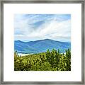 Adirondacks Mountain View Framed Print