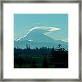 Mountain Wings Framed Print