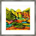 Mountains Of Color Framed Print