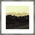 Mountains Of The Mohave Framed Print