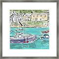 Mousehole From The Seawall Framed Print