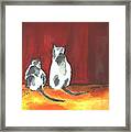 Mprints - Seeing Red Framed Print