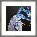 Mr. Blue Lobster Framed Print