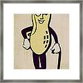 Mr Peanut Framed Print