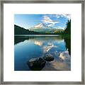 Mt. Hood Cirrus Explosion Framed Print