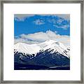 Mt. Princeton Colorado Framed Print
