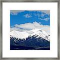 Mt. Princeton Colorado Framed Print