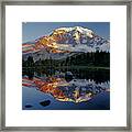 2m4857-h-mt. Rainier Reflect Framed Print