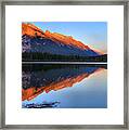 Mt Rundle Sunset Framed Print
