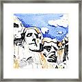 Mt. Rushmore, Usa Framed Print