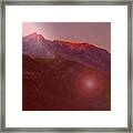 Mt St Helens Framed Print