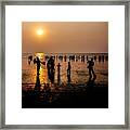 Mumbai Sunset Framed Print