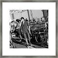 Musicians On The Pier Framed Print