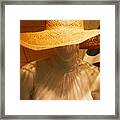 My New Summer Hat Framed Print