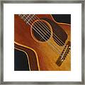 My Old Sunburst Guitar Framed Print