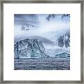 Mystical Morning Icebergs Framed Print