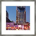 Nashville - Batman Building Framed Print