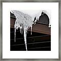 Nature's Winter Abstract #4 Framed Print