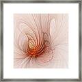Nautilus In The Fractal Ether Framed Print