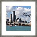 Navy Pier In Chicago Framed Print