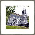 Neo-gothic Church At Kylemore Abby Framed Print