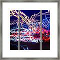Neon Ufa Triptych Number 1 Framed Print