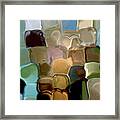 Neutrals In Light Abstract Framed Print