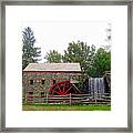 New England Grist Mill Framed Print