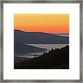 New Hampshire White Mountains Sunrise Framed Print