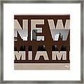 New Miami Bb Framed Print
