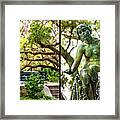 New Orleans Fountain Diptych Framed Print