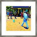 New Orleans Street Performer Framed Print