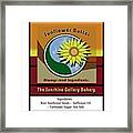 New Product Label For Our Sunflower Framed Print