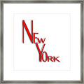 New York Framed Print