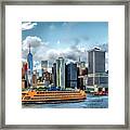 New York City Staten Island Ferry Framed Print