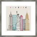 New York  Minimal Framed Print