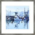 Newport Harbor Framed Print