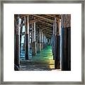 Newport Pier Heaven Framed Print