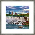 Niagara Falls - The American Side Framed Print