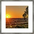 Nieder Olm Sunset Framed Print