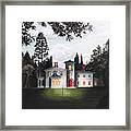 Italian House Country House Detail From Night Bridge Framed Print