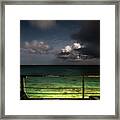 Night On The Ocean - Maldives - Seascape Photography Framed Print