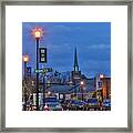 Night On The Town Framed Print