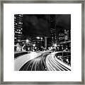 Night Time In The City Framed Print